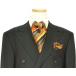 Masteloni Collection Black Shadow Stripes Super 150'S Double Breasted Suit 101